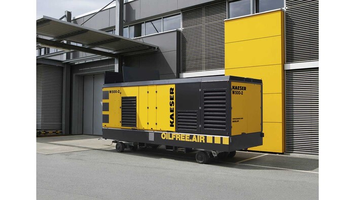 Mobilair 500 portable compressor