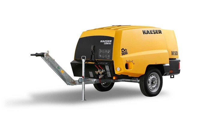 Mobilair 50 PE portable compressor