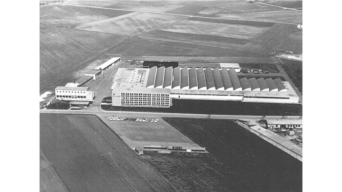 Factory view, Carl-Kaeser-Straße 1961