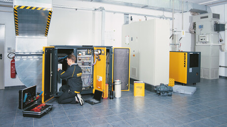 การซ่อมบำรุง – ด้วยความปลอดภัยกับ KAESER