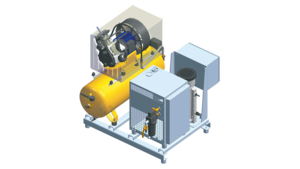 โครงสร้างตัวอย่างของเครื่องอัดอากาศ OEM